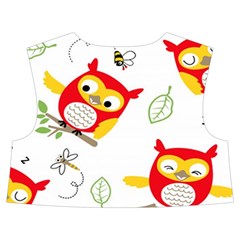 Seamless Pattern Vector Owl Cartoon With Bugs Kids  Midi Sailor Dress from ArtsNow.com Back Top
