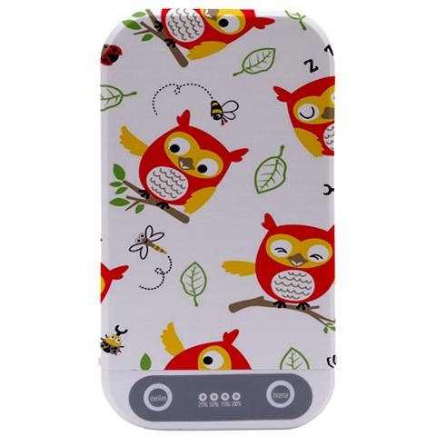 Seamless Pattern Vector Owl Cartoon With Bugs Sterilizers from ArtsNow.com Front
