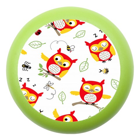 Seamless Pattern Vector Owl Cartoon With Bugs Dento Box with Mirror from ArtsNow.com Front