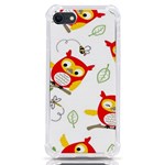 Seamless Pattern Vector Owl Cartoon With Bugs iPhone SE