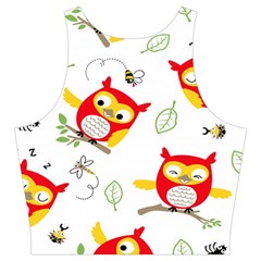 Seamless Pattern Vector Owl Cartoon With Bugs Cut Out Top from ArtsNow.com Back