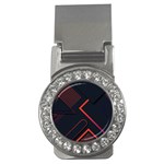 Gradient Geometric Shapes Dark Background Design Money Clips (CZ) 