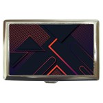 Gradient Geometric Shapes Dark Background Design Cigarette Money Case