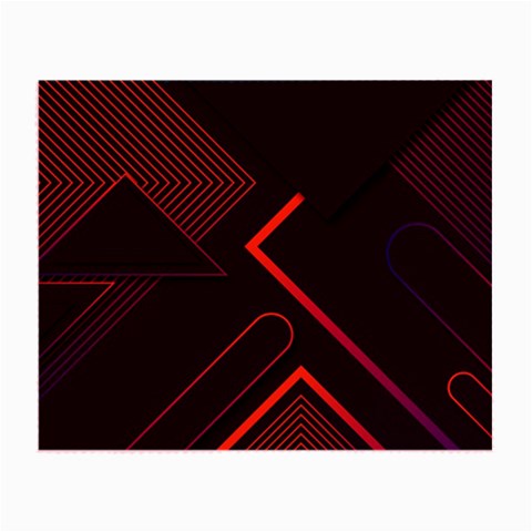 Gradient Geometric Shapes Dark Background Design Small Glasses Cloth from ArtsNow.com Front
