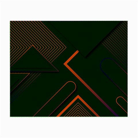 Gradient Geometric Shapes Dark Background Design Small Glasses Cloth from ArtsNow.com Front