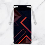 Gradient Geometric Shapes Dark Background Design Jewelry Bag