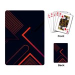 Gradient Geometric Shapes Dark Background Design Playing Cards Single Design (Rectangle)