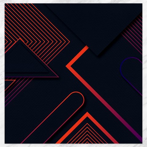 Gradient Geometric Shapes Dark Background Design Canvas 20  x 20  from ArtsNow.com 19 x19.27  Canvas - 1