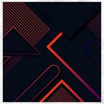 Gradient Geometric Shapes Dark Background Design Canvas 20  x 20 