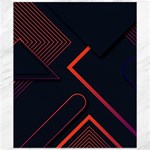 Gradient Geometric Shapes Dark Background Design Canvas 20  x 24 