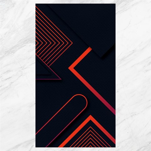 Gradient Geometric Shapes Dark Background Design Canvas 40  x 72  from ArtsNow.com 39.28 x69.23  Canvas - 1