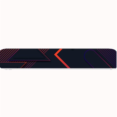 Gradient Geometric Shapes Dark Background Design Small Bar Mat from ArtsNow.com 24 x4  Bar Mat