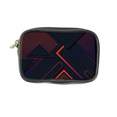 Gradient Geometric Shapes Dark Background Design Coin Purse from ArtsNow.com Front