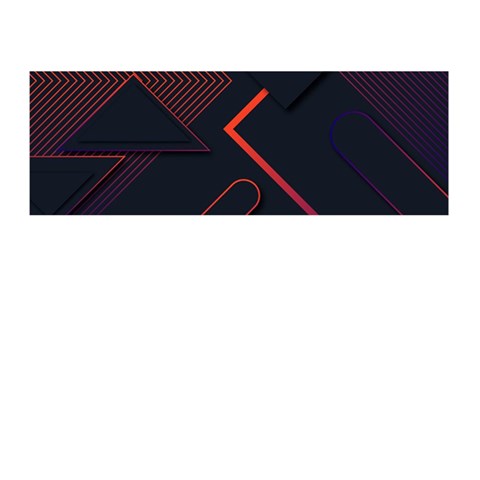 Gradient Geometric Shapes Dark Background Design Memory Card Reader (Stick) from ArtsNow.com Front