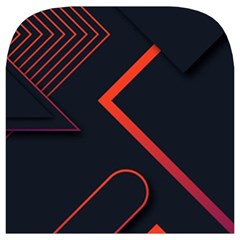 Gradient Geometric Shapes Dark Background Design Toiletries Pouch from ArtsNow.com Cover