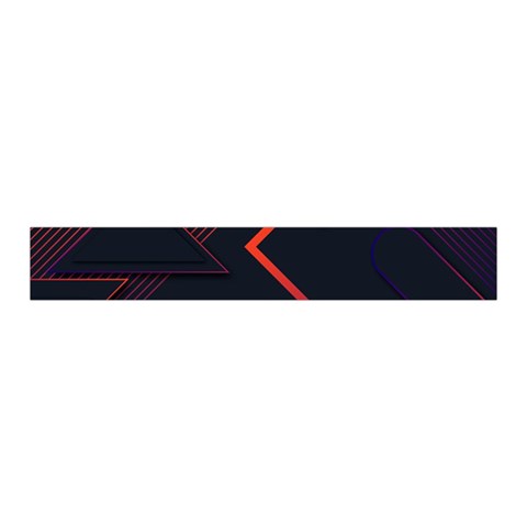 Gradient Geometric Shapes Dark Background Design Midi Wrap Pencil Skirt from ArtsNow.com Waistband