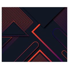 Gradient Geometric Shapes Dark Background Design Medium Tote Bag from ArtsNow.com Front