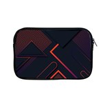 Gradient Geometric Shapes Dark Background Design Apple MacBook Pro 13  Zipper Case