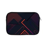 Gradient Geometric Shapes Dark Background Design Apple MacBook Pro 15  Zipper Case
