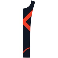 Gradient Geometric Shapes Dark Background Design Women s Button Up Vest from ArtsNow.com Button Placket Right
