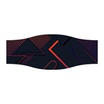 Gradient Geometric Shapes Dark Background Design Stretchable Headband