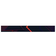 Gradient Geometric Shapes Dark Background Design Waist Pouch (Small) from ArtsNow.com Bottom
