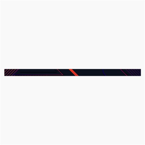 Gradient Geometric Shapes Dark Background Design Roll Up Canvas Pencil Holder (S) from ArtsNow.com Strap