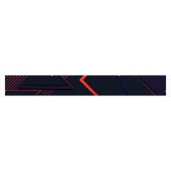Gradient Geometric Shapes Dark Background Design Make Up Case (Large) from ArtsNow.com Zipper Front