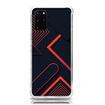Gradient Geometric Shapes Dark Background Design Samsung Galaxy S20Plus 6.7 Inch TPU UV Case