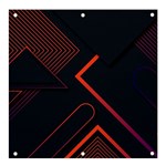 Gradient Geometric Shapes Dark Background Design Banner and Sign 4  x 4 