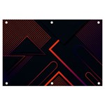 Gradient Geometric Shapes Dark Background Design Banner and Sign 6  x 4 
