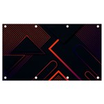 Gradient Geometric Shapes Dark Background Design Banner and Sign 7  x 4 