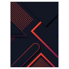 Gradient Geometric Shapes Dark Background Design Playing Cards Single Design (Rectangle) with Custom Box from ArtsNow.com Card