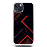 Gradient Geometric Shapes Dark Background Design iPhone 13 TPU UV Print Case