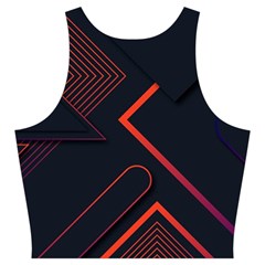 Gradient Geometric Shapes Dark Background Design Cut Out Top from ArtsNow.com Back