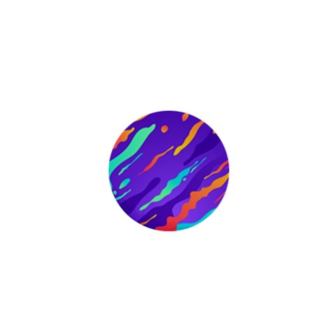 Multicolored Abstract Background 1  Mini Buttons from ArtsNow.com Front