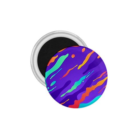 Multicolored Abstract Background 1.75  Magnets from ArtsNow.com Front