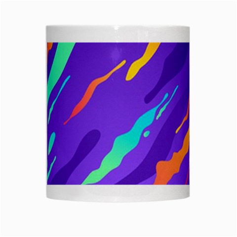 Multicolored Abstract Background White Mug from ArtsNow.com Center