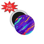 Multicolored Abstract Background 1.75  Magnets (100 pack) 