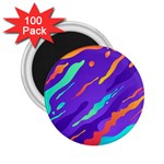 Multicolored Abstract Background 2.25  Magnets (100 pack) 