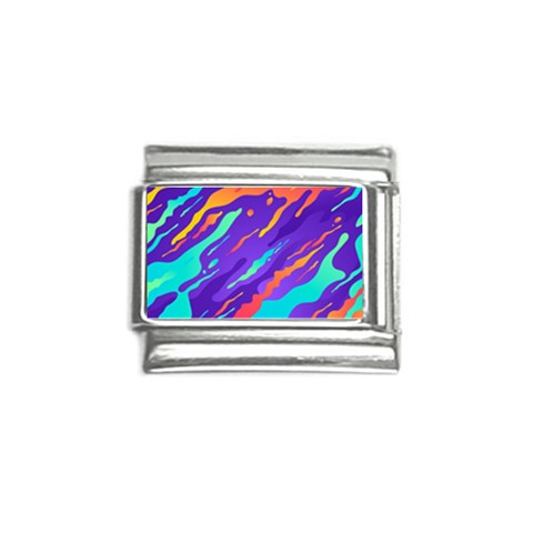 Multicolored Abstract Background Italian Charm (9mm) from ArtsNow.com Front
