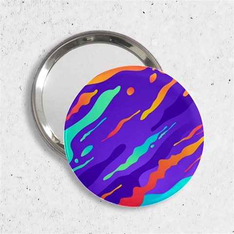 Multicolored Abstract Background 2.25  Handbag Mirrors from ArtsNow.com Front