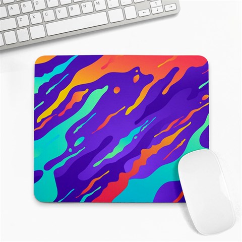 Multicolored Abstract Background Large Mousepad from ArtsNow.com Front