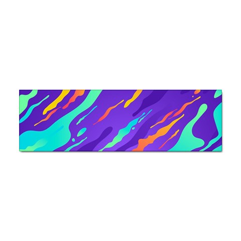 Multicolored Abstract Background Sticker Bumper (10 pack) from ArtsNow.com Front
