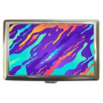 Multicolored Abstract Background Cigarette Money Case