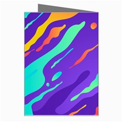 Multicolored Abstract Background Greeting Card from ArtsNow.com Right