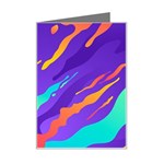 Multicolored Abstract Background Mini Greeting Card