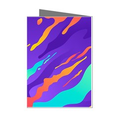 Multicolored Abstract Background Mini Greeting Cards (Pkg of 8) from ArtsNow.com Left