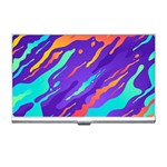 Multicolored Abstract Background Business Card Holder