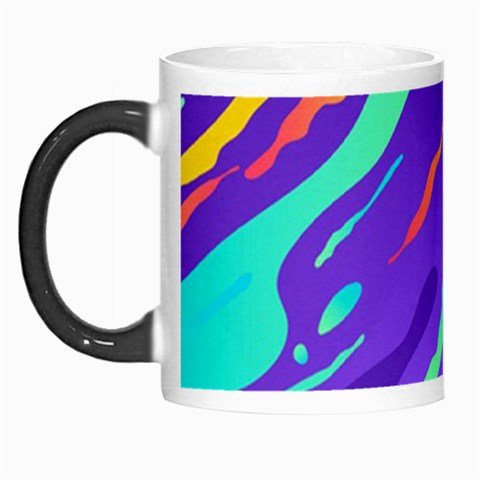 Multicolored Abstract Background Morph Mug from ArtsNow.com Left